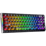 TECLADO MECANICO ATTACK SHARK R68 HE RGB/60%/8K/RAPID TRIGGER/ MAGNETIC SW/INK SHADE
