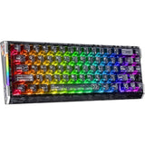 TECLADO MECANICO ATTACK SHARK R68 HE RGB/60%/8K/RAPID TRIGGER/ MAGNETIC SW/INK SHADE