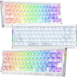 TECLADO MECANICO ATTACK SHARK R68 HE RGB/60%/8K/RAPID TRIGGER/ MAGNETIC SW/ICE NINJA
