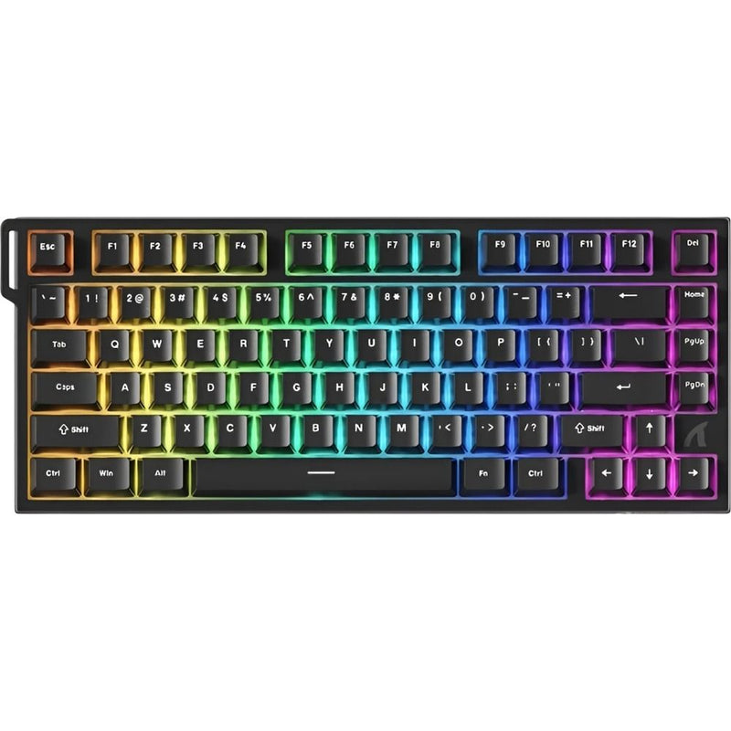 TECLADO MECANICO ATTACK SHARK R82 HE RGB/75%/8K/RAPID TRIGGER/MAGNETIC SW(LINEAR)/BLACK 144900