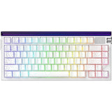 TECLADO MECANICO ATTACK SHARK R85 HE RGB/75%/8K/RAPID TRIG/MAGNETISW(LINEAR)/S.WHITE/PURPLE