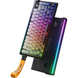 TECLADO MECANICO ATTACK SHARK R85 HE RGB/75%8K/RAPID TRIG/MAGNETISW(LINEAR)MOONLIGHT-NIGHT-P
