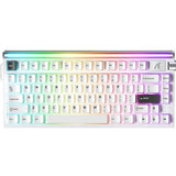 TECLADO MECANICO ATTACK SHARK R85 HE RGB/75%/8K/RT/MAGNETISW(LINEAR)/WHITE CONTOUR LINE