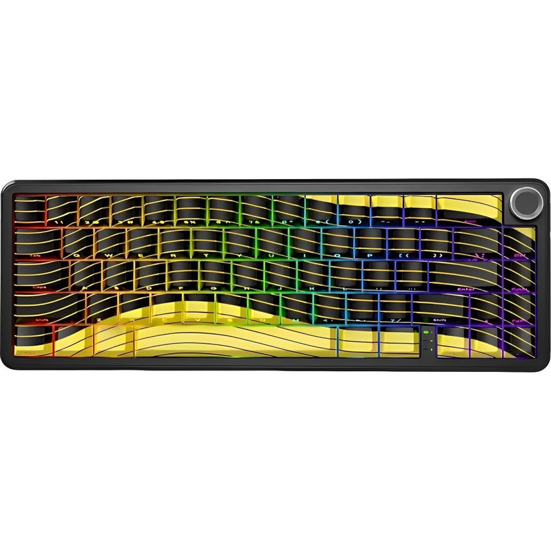 TECLADO MECANICO WIRELESS ATTACK SHARK X65PRO HE RGB/60%/8K/RAPID TRIGGER/ MAGNETIC SW/BLACK