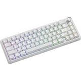 TECLADO MECANICO WIRELESS ATTACK SHARK X65PRO HE RGB/60%/8K/RAPID TRIGGER/ MAGNETIC SW/WHITE