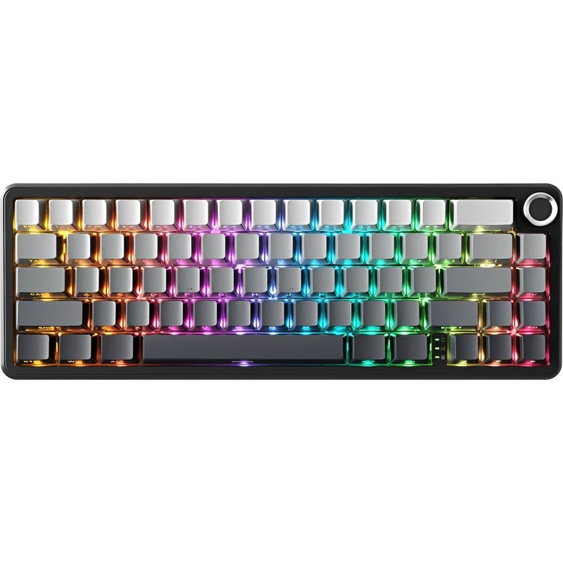 TECLADO MECANICO WIRELESS ATTACK SHARK X66 RGB/65%/TRI-MODE/SW(LINEAR)/MOONLIGHT
