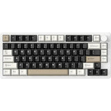 TECLADO MECANICO WIRELESS ATTACK SHARK X86 RGB/75%/TRI-MODE/SW(LINEAR)/MILK WHITE
