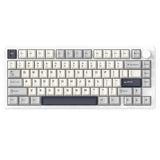 TECLADO MECANICO WIRELESS ATTACK SHARK X86 RGB/75%/TRI-MODE/SW(LINEAR)/STAR WHITE