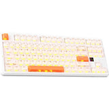 TECLADO MECANICO WIRELESS ATTACK SHARK X87 ULTRA RGB/80%/MEGA SHARK SW/ICED ORANGE