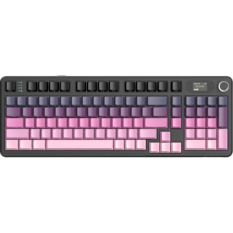 TECLADO MECANICO WIRELESS ATTACK SHARK X98PRO RGB/DISP LED/96%/TRI M/BLUBERRY SW/BLACKBERRY