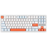 TECLADO MECANICO WIRELESS AULA F87PRO RGB/80%/V3 NIMBUS SW(LINEAR)/ING/SUNSET COAST