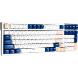 TECLADO MECANICO WIRELESS AULA F98 RGB/95%/V3 GRAY WOOD SW/ING/BLUE/WHITE/PINK