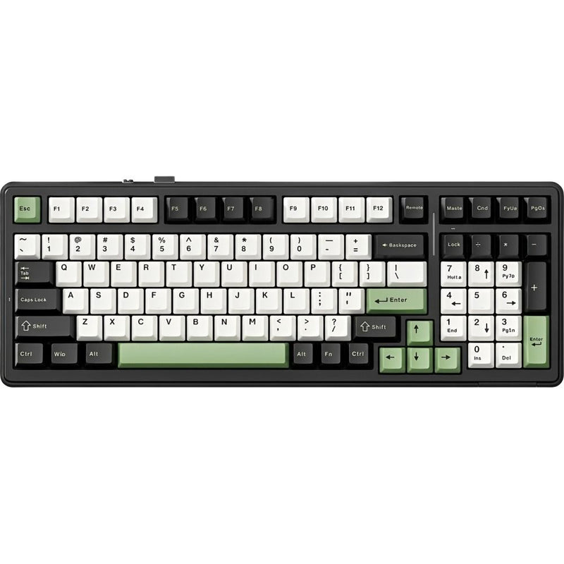 TECLADO MECANICO WIRELESS AULA F99 RGB/96%/WHALE-SEA SW/ING/BLACK/WHITE/GREEN