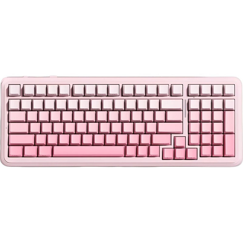 TECLADO MECANICO WIRELESS AULA F99 RGB/96%/DREAM SAKURA SW(LINEAR)/ING/GRADIENT PINK