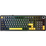 TECLADO MECANICO WIRELESS AULA F99 PRO RGB/96%/STAR VECTOR SW(LINEAR)/ING/BK/DARKBLUE/ORANGE