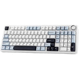 TECLADO MECANICO WIRELESS AULA F99 PRO RGB/96%/STAR VECTOR SW/ING/LIGHT BLUE/WHI/BK PURPLE