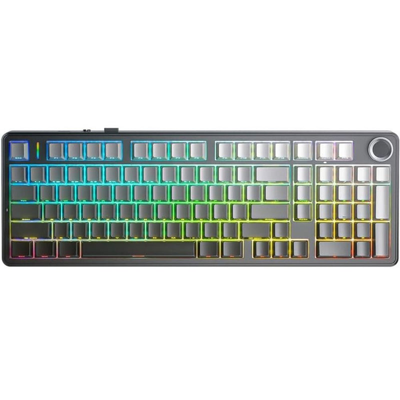 TECLADO MECANICO WIRELESS AULA F99 PRO RGB/96%/NIMBUS SW V3(LINEAR)/ING/GRADIENT GREY