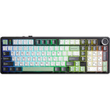 TECLADO MECANICO WIRELESS AULA F99 PRO RGB/96%/STAR VECTOR SW/ING/GRAY/WHITE/GREEN