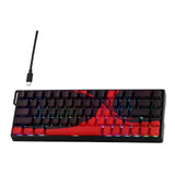 TECLADO MECANICO AULA WIN68HE MAX RGB/65%/8K/YONGCHUN MAGNETIC SW/BLACK/RED