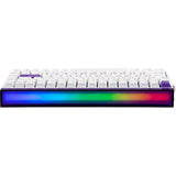 TECLADO MECANICO WIRELESS AULA HERO 84 HE 8K RGB/75%/PLUTO MAGNETIC SW/WHITE/PURPLE