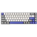 TECLADO MECANICO AULA WIN68HE MAX RGB/65%/8K/YONGCHUN MAGNETIC SW/WHITE/GRAY/BLUE