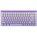 TECLADO MECANICO WIRELESS AULA HERO 84 HE 8K RGB/75%/URANUS MAGNETIC SW/WHITE/PURPLE