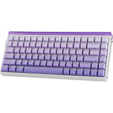 TECLADO MECANICO WIRELESS AULA HERO 84 HE 8K RGB/75%/URANUS MAGNETIC SW/WHITE/PURPLE