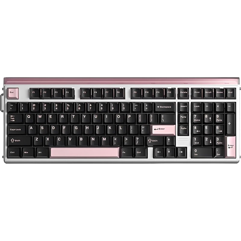 TECLADO MECANICO WIRELESS AULA HERO 99 8K RGB/98%/WING CHUN MAGNETIC SW/BLACK PINK