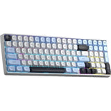 TECLADO MECANICO WIRELESS AULA S100 PRO RGB/95%/BROWN SW/ING/BLUE/WHITE/PURPLE