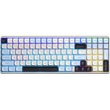 TECLADO MECANICO WIRELESS AULA S100 PRO RGB/95%/BROWN SW/ING/BLUE/WHITE/PURPLE