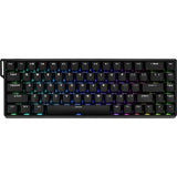 TECLADO MECANICO AULA WIN60 HE RGB/60%/8K/GRAY WOOD MAGNETIC SW/BLACK