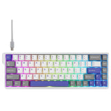 TECLADO MECANICO WIRELESS AULA WIN60 HE MAX RGB/60%/8K/MAGNETIC SW/WHITE/GRAY/WHITE/BLUE