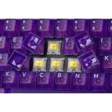 TECLADO MECANICO GAMER DROP CSTM80 KEYSTERINE ATOMIC PURPLE WIRED RGB MDX-38406-1