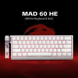TECLADO MECANICO FGG MAD 60 HE RGB/60%/8K/RAPID TRIGGER/MAGNETIC AMBAR PRO SW/WHITE