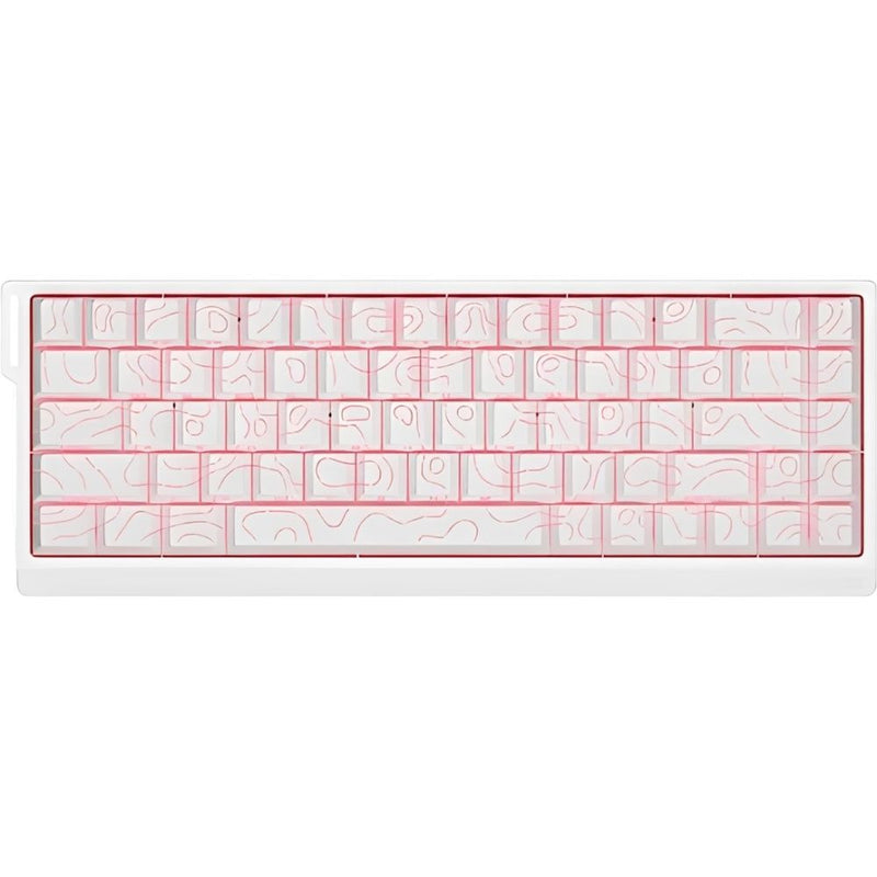 TECLADO MECANICO FGG MAD 68 HE V2 RGB/68%/8K/RAPID TRIGGER/MAGNETIC MAGNETO GAM SW/WHITE