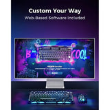 TECLADO MECANICO GRAVASTAR MERCURY V75 RGB/75%/8K/RT/MAGNET SW/STEALTH BLACK
