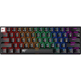 TECLADO MECANICO HAVIT KB903L-BK RGB/60%/USB-C/ING/BLACK