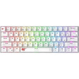 TECLADO MECANICO HAVIT KB903L-WH RGB/60%/USB-C/ING/WHITE