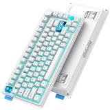 TECLADO MECANICO WIRELESS ONIKUMA MT706 RGB/75%/TRI MODE/SW (LINEAR)/WHITE 148288