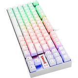 TECLADO REDRAGON KUMARA K552W-RGB SWITCH BLUE RGB INGLES/WHITE 144747