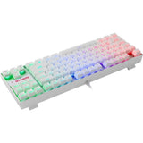 TECLADO REDRAGON KUMARA K552W-RGB SWITCH BLUE RGB INGLES/WHITE 144747