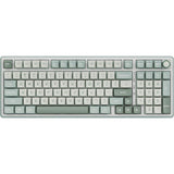 TECLADO MECANICO WIRELESS ROYAL KLUDGE R98PRO RGB/96%/BEIGE SWITCH/ING/SKY CYAN