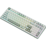 TECLADO MECANICO WIRELESS ROYAL KLUDGE R98PRO RGB/96%/BEIGE SWITCH/ING/SKY CYAN