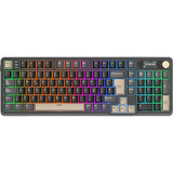TECLADO MECANICO WIRELESS ROYAL KLUDGE S98 RGB/96%/CHARTREUSE SW/ESP/PHANTOM