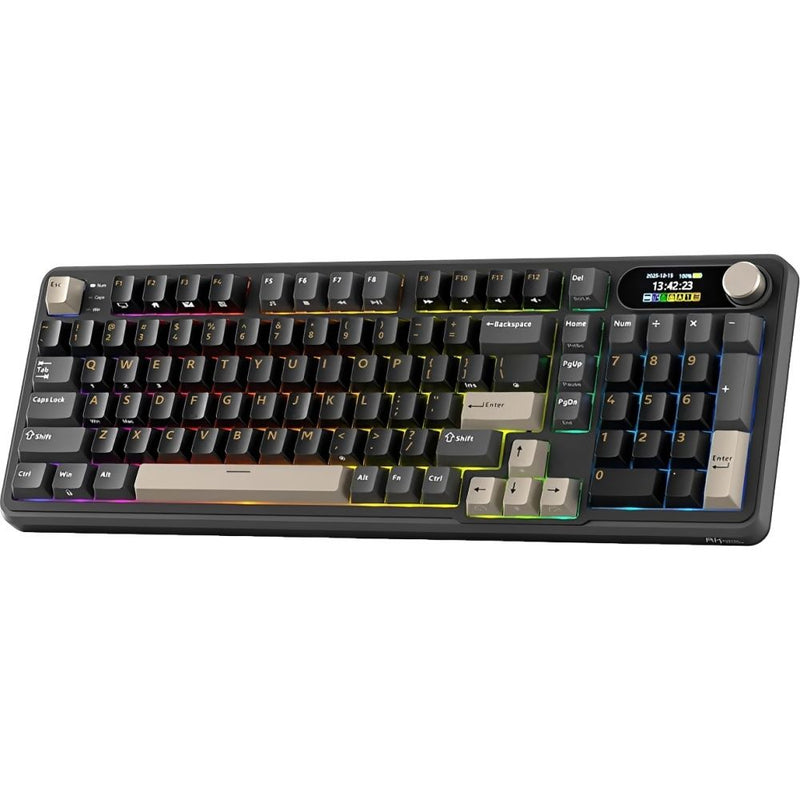 TECLADO MECANICO WIRELESS ROYAL KLUDGE S98 RGB/96%/BEIGE SW/ING/PHANTOM