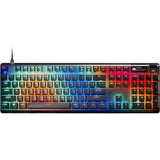 TECLADO MECANICO STEELSERIES 64660 APEX PRO GEN3 ALUMINUM 100% RGB/RAPID TRIGGER/OLED