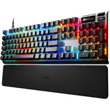 TECLADO MECANICO STEELSERIES 64660 APEX PRO GEN3 ALUMINUM 100% RGB/RAPID TRIGGER/OLED