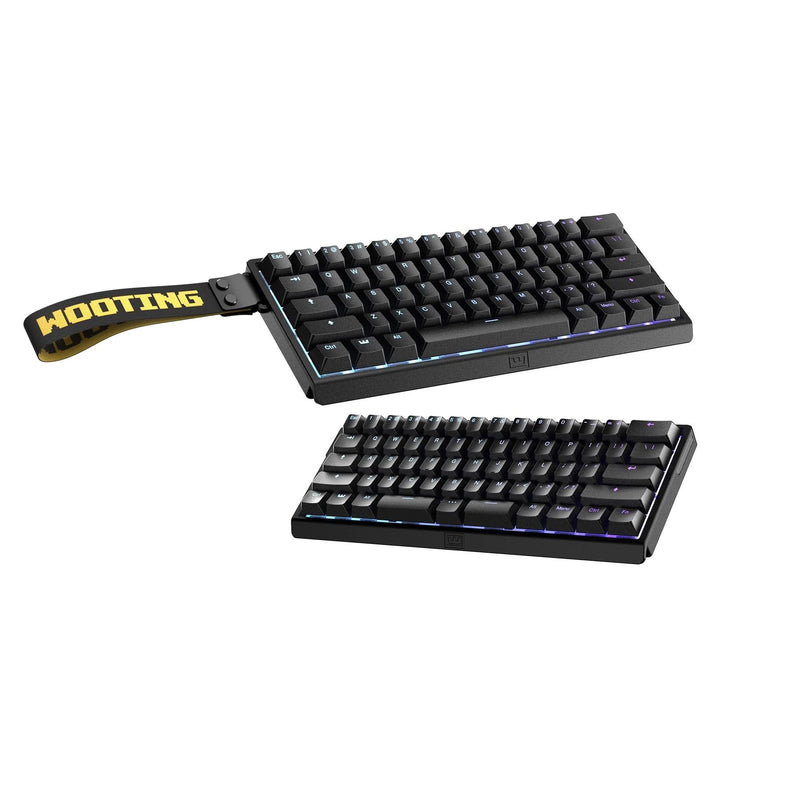 TECLADO MECANICO WOOTING 60HE V2 ABS PLASTIC RGB/60%/RAPID TRIGGER/BLACK