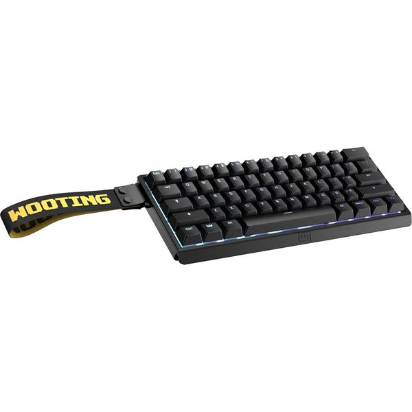 TECLADO MECANICO WOOTING 60HE V2 ABS PLASTIC RGB/60%/RAPID TRIGGER/BLACK