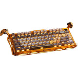 TECLADO MECANICO WIRELESS GRAVASTAR MERCURY K1 PRO RGB/75%/TRI MODE/BATTLE-WORN YELLOW